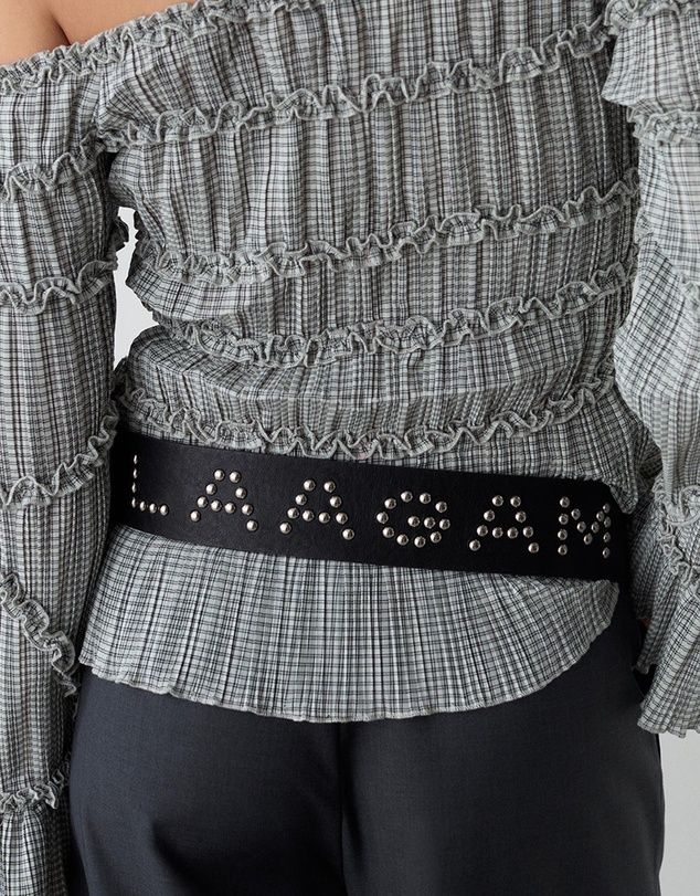 Laagam - Petra Squared Textured Blouse