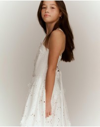 Bardot Junior - Estie Broderie Midi Dress - Kids-Teens