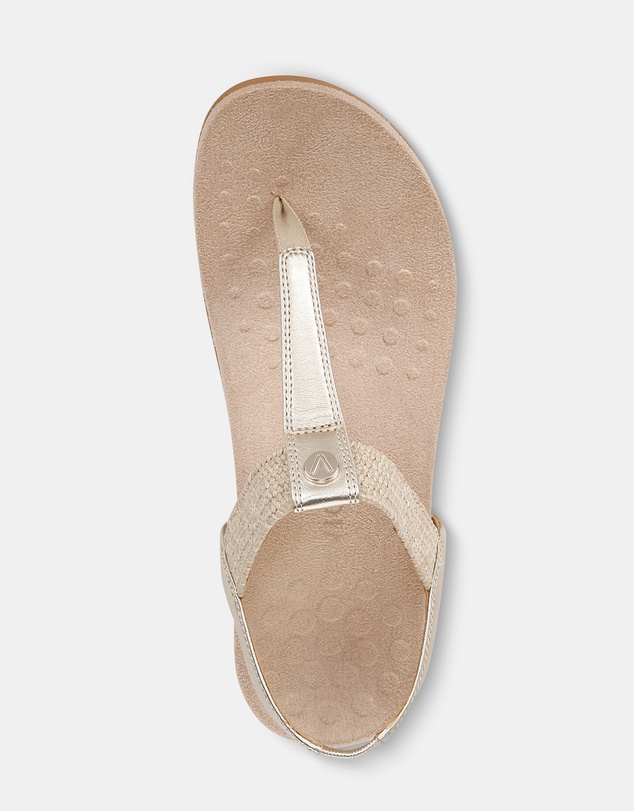 Vionic - Brea Slingback Sandal - Gold Leather