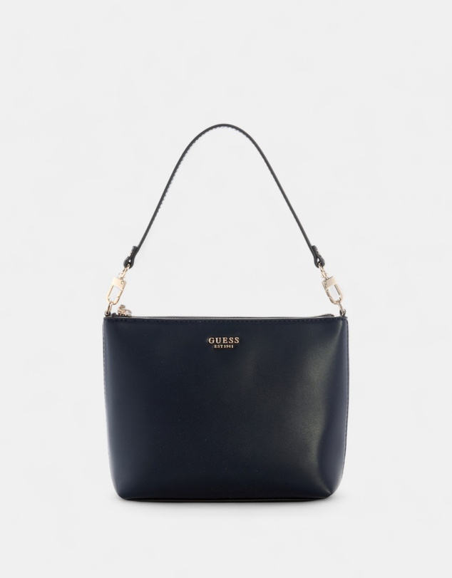 GUESS - Stripe Nicolette Large Bucket Shoulder Bag