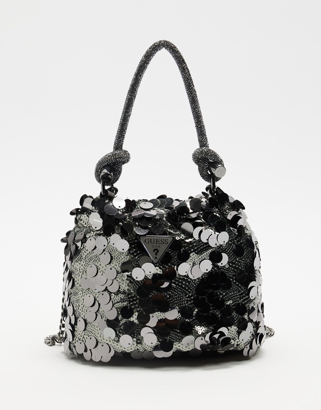 GUESS - Holiday Shine Top Handle Pouch