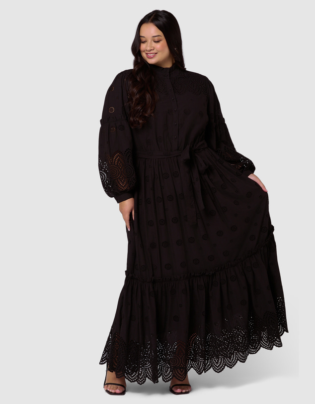 Something 4 Olivia - Azura Broderie Maxi Dress
