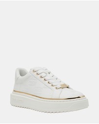 Steve Madden - On-Stage2.0 White Gold Sneakers