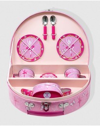 Pink Poppy - Butterfly Ballet Tin Tea Set