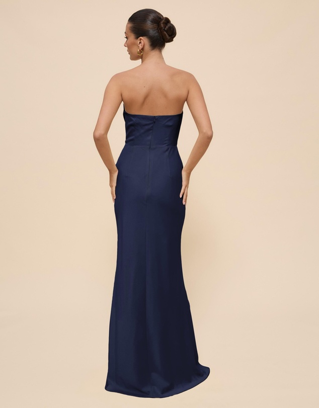 Revibe - Repaired CHANCERY Jada Strapless Corset Maxi Dress - AU 6
