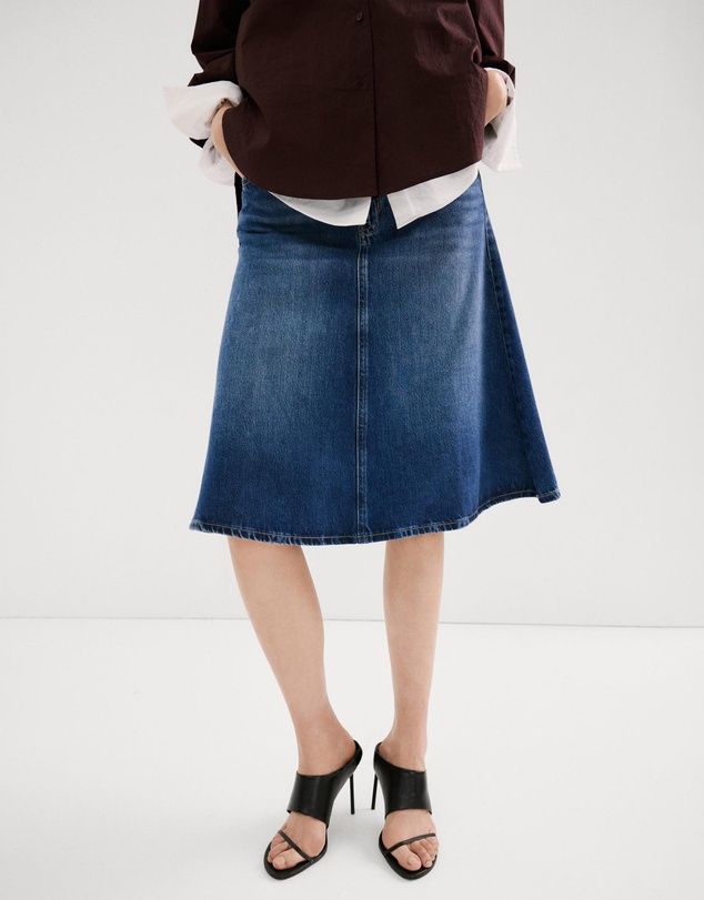 M.N.G - Midi Denim Skirt