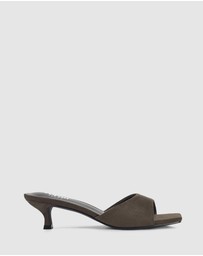 Verali - Alyssa Kitten Heel Mules