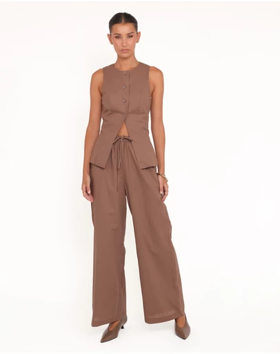 Petal & Pup - Caitlin Pant Set - Brown