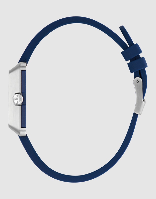 adidas Originals - Retro Pop Four 32mm Blue Silicone Strap Watch