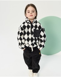 Rock Your Kid - Chunky Cord Relaxed Pant in Charcoal