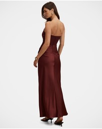 Forever New - Isra Drape Strapless Maxi Dress