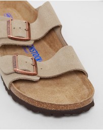 Birkenstock - Womens SFB Arizona Suede Leather Narrow Sandals