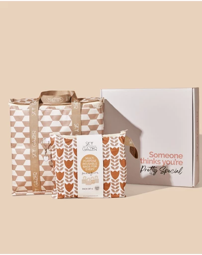 Sky Gazer - Shopping Bundle- Gift Box Hamper- Taupe