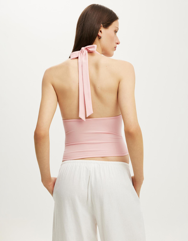 Cotton On - Hold Me Gathered Halter Top