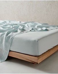 Linen House - Nimes Pure Linen Fitted Sheet