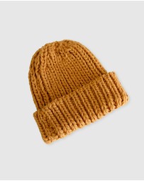 Belle & Bloom - Winter's Kiss Beanie - Cinnamon