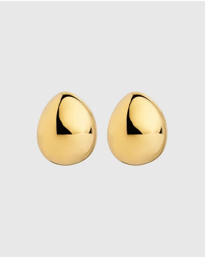 Najo - Encounter Yellow Gold Stud Earring