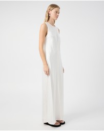 Third Form - Crush Contrast Bind Maxi Tank Dress