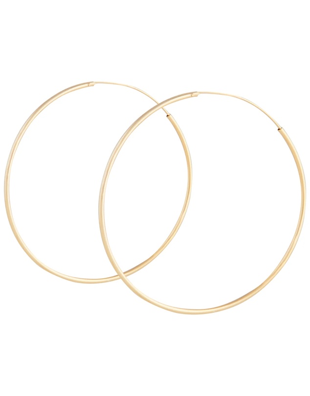 Lovisa - Gold Plated Sterling Silver 50mm Hoop