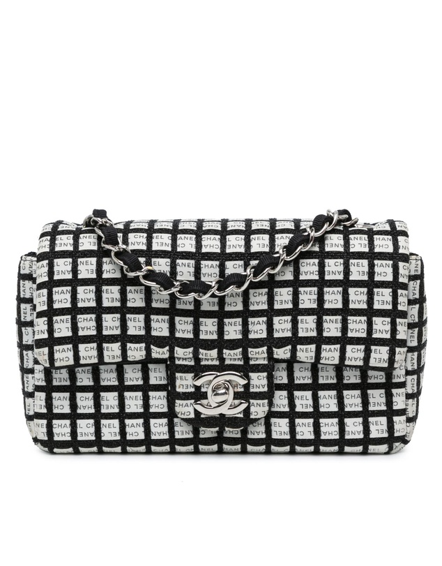 Pre-Loved by Azura Reborn - Pre-Loved chanel Classic Flap Bag Chanel Logo Jacquard