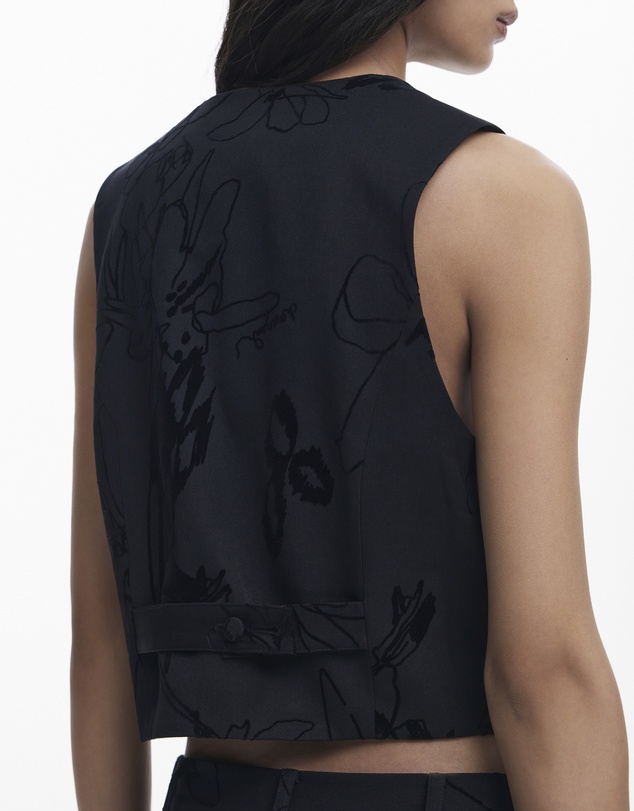 Desigual - Tailor Flocked Vest