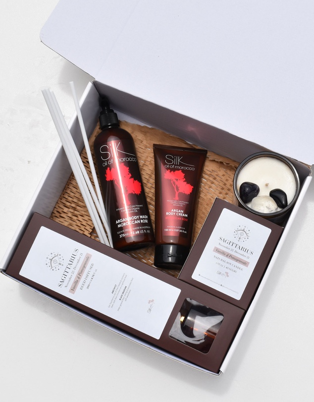 Silk Oil of Morocco - Zodiac Gift Hamper - Sagittarius