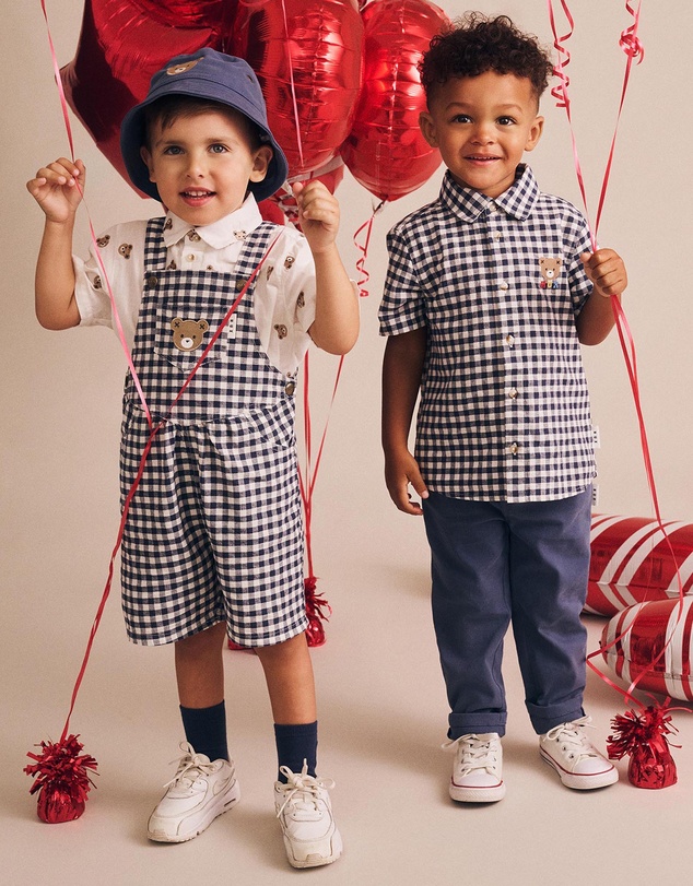 Huxbaby - Huxbear Button Up Checks - Babies