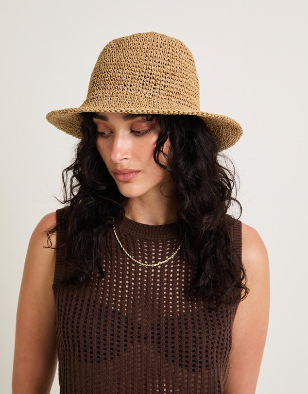 Subtitled - North Straw Bucket Hat