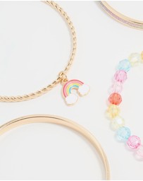 Lovisa - Kids Gold Bangles 5-Pack