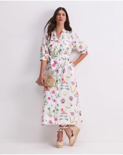 Sportscraft - Floral Majesty Liberty Midi Dress