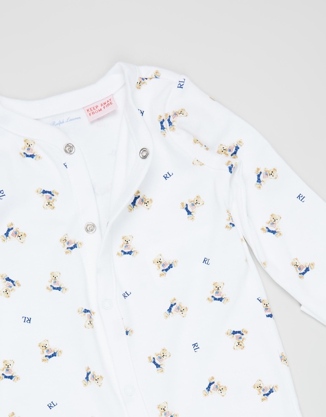Polo Ralph Lauren - Polo Bear Cotton Coverall - Babies