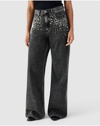 rag & bone - Featherweight Sofie Full Wide Leg Jeans