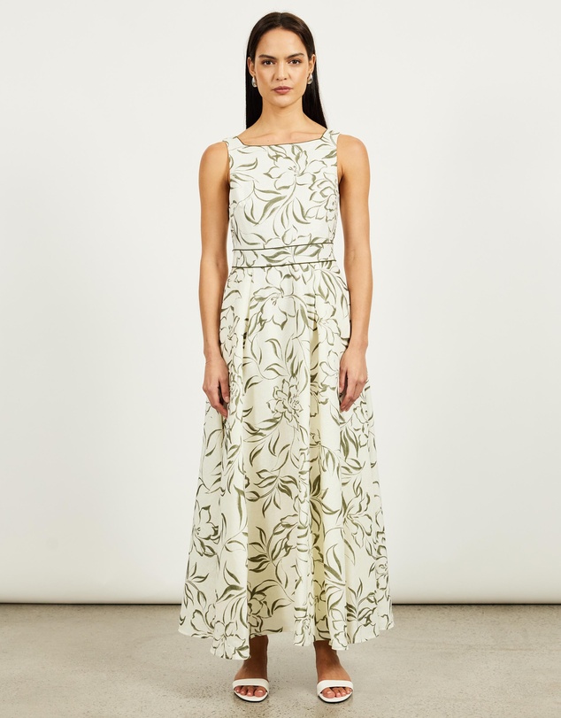 Minima Esenciales - Mabel Linen Maxi Dress