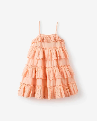 Cotton On Kids - Sleeveless Broderie Dress