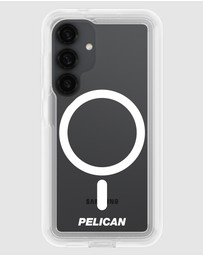 Pelican - Pelican Voyager Case w/ Magnet & Holster for Galaxy S25