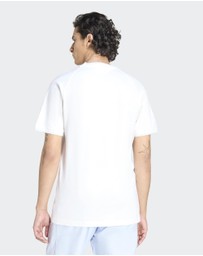 adidas Originals - CHEST STRIPES ENGINEERED COLLAR TEE Mens