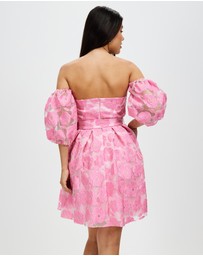 Romance by Honey and Beau - Selena Puff Sleeve Dress