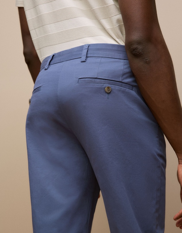 Trenery - Regular Fit Chino Pant in Dark Blue