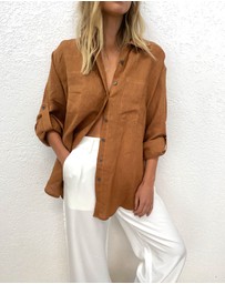 CAMIXA - Luna Oversize Linen Shirt