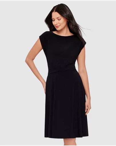 Miraclesuit Shapewear - Auri Cap Sleeve A-Line Shaping Dress