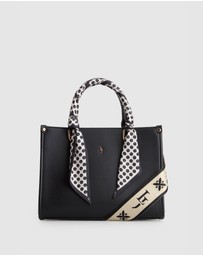 Laura Jones - Small Tote Bag With Scarf