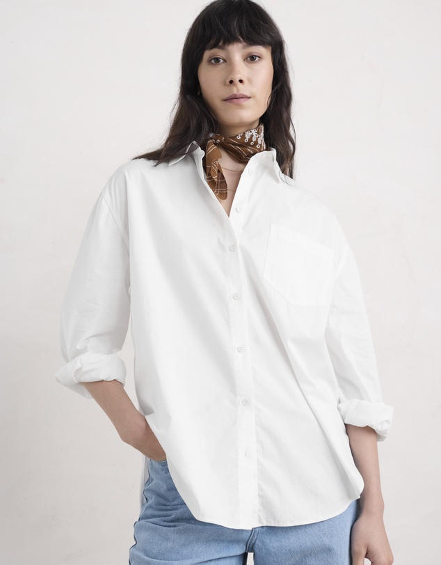 Seasalt - Seasalt Cornwall White Sea Path Shirt