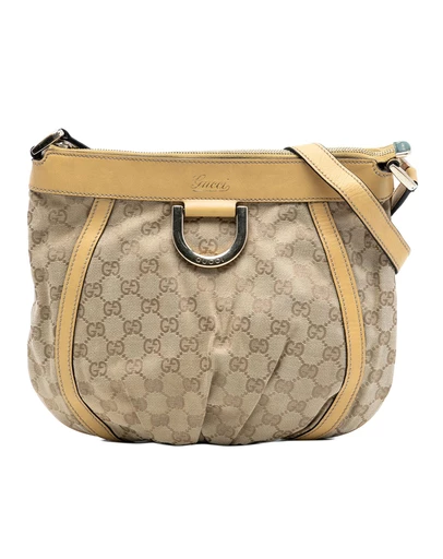 Pre-Loved by Azura Reborn - Pre-Loved GG Canvas Abbey D Ring Crossbody
