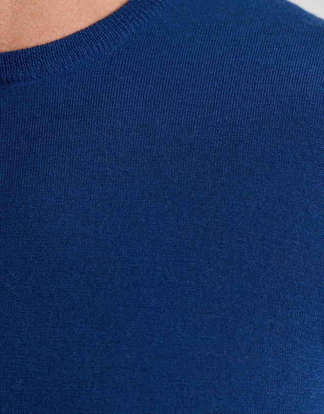 Oxford - Crew Neck Pure Wool Pullover