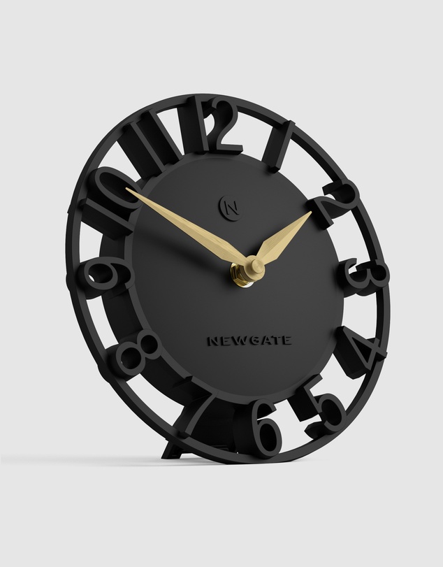 Newgate - Newgate Timewarp Mantel Clock-Black