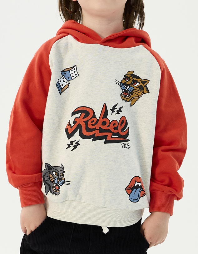 Rock Your Kid - Little Rebel Hooded Sweater