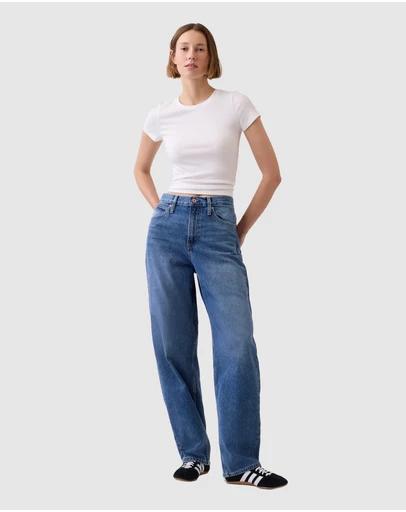 GAP - Barrel High Rise Jeans