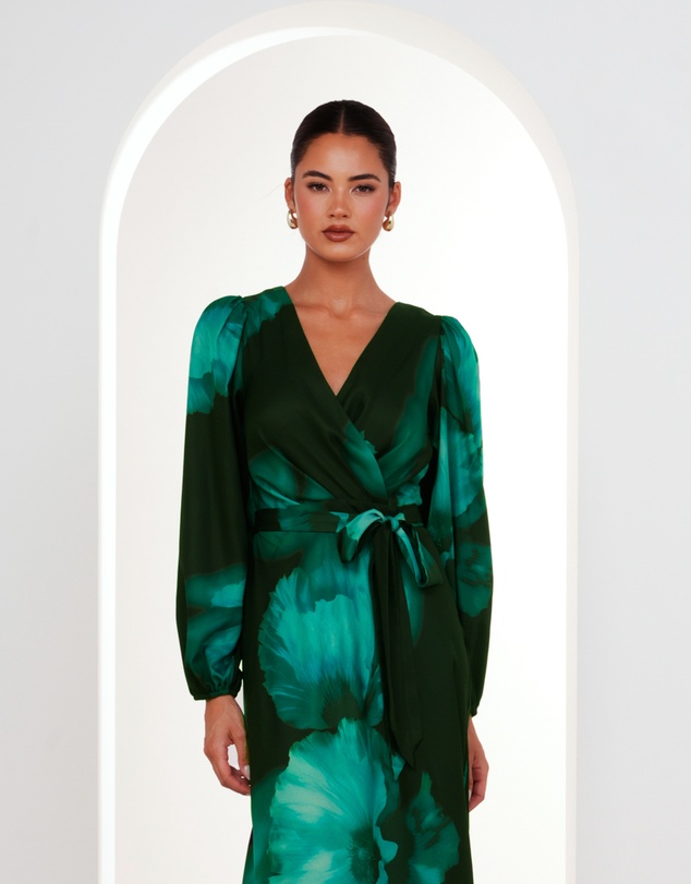 Pilgrim - Lucille V-neck Maxi Dress