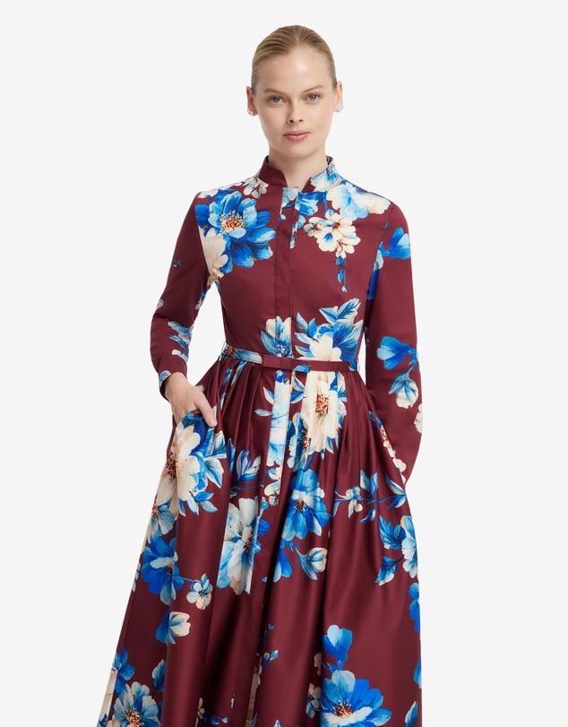 LEO LIN - Zara Shirt Midi Dress