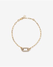 Michael Hill - Luxe Links Bracelet with Cubic Zirconia in 18kt Vermeil